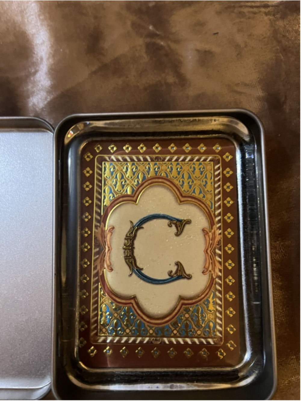 Playing Card Decorative Rectangle Glass Paperweight SO PRETTY , CAN ALSO BE GIFT